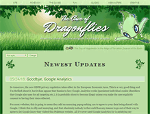Tablet Screenshot of dragonflycave.com